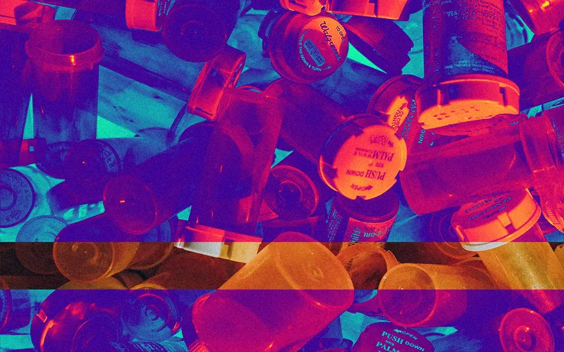 A preview of a Psychedelic Gradient included in the bundle