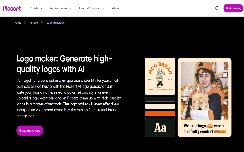 Picsart AI Logo Generator