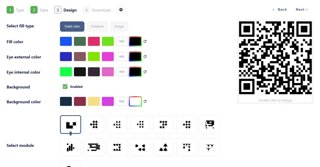 Custom Colors and Shapes To Create QR Codes Preview. qr code generator with unlimited scans
