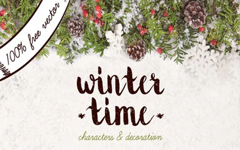 Free Winter Characters Illustrations