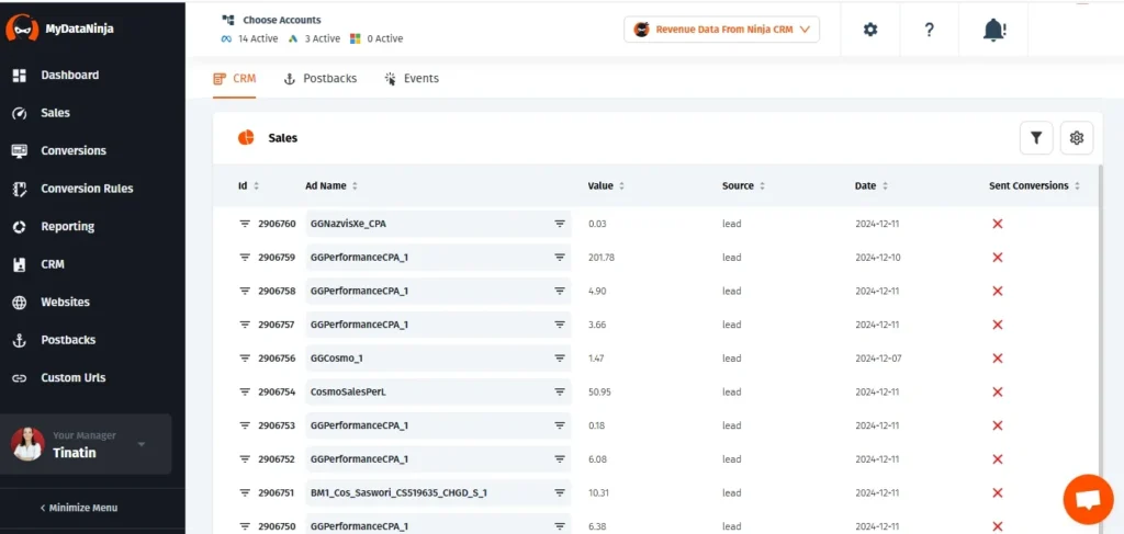 CRM Tool Preview