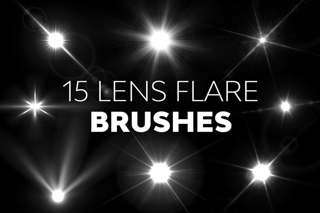 lens flare photoshop texture brushes