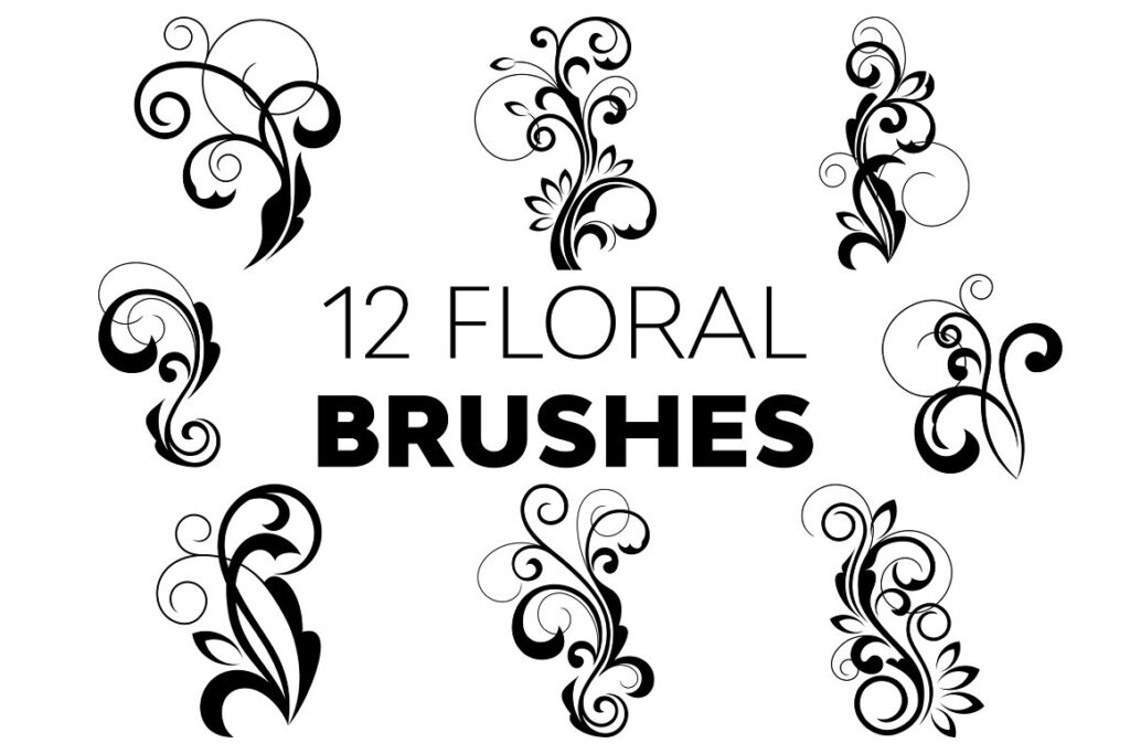 floral ps brush