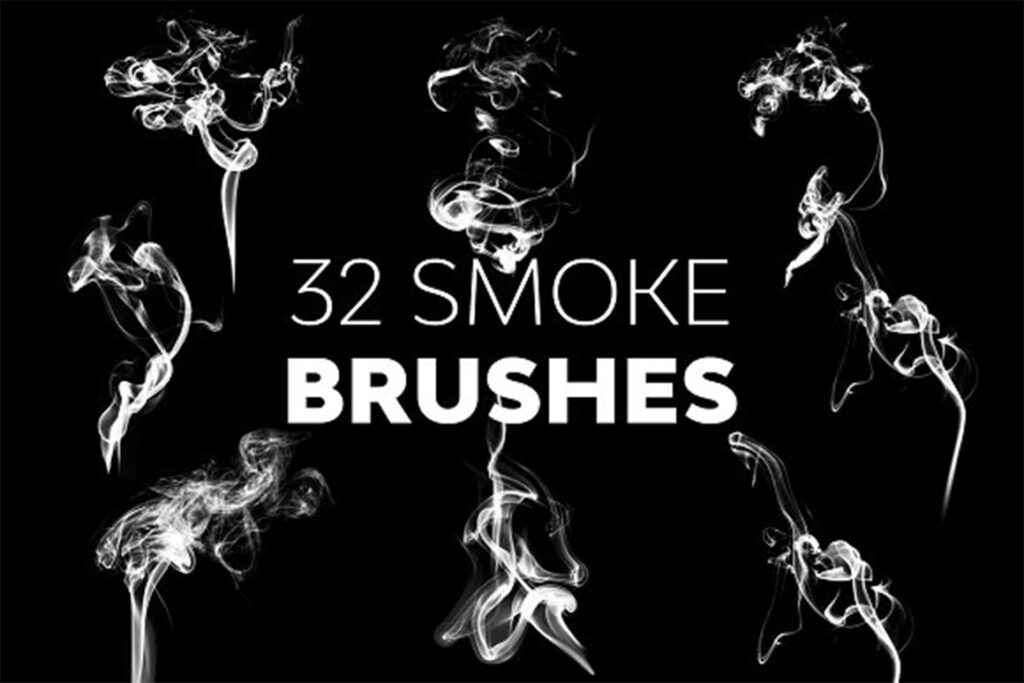 smoke photoshop texture brushes