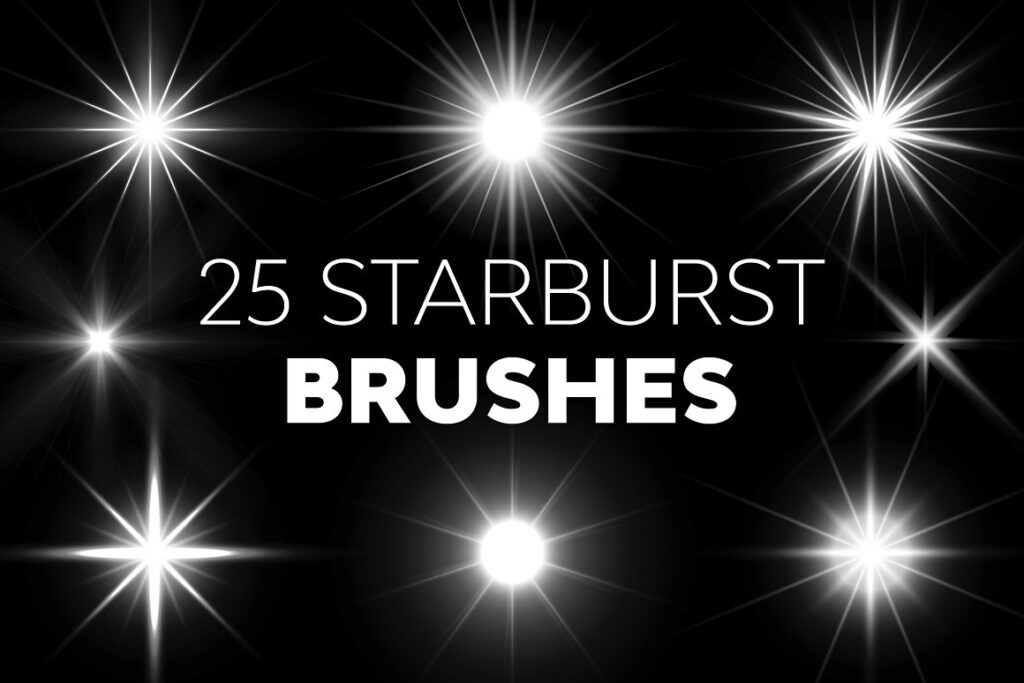 starbust photoshop texture brushes