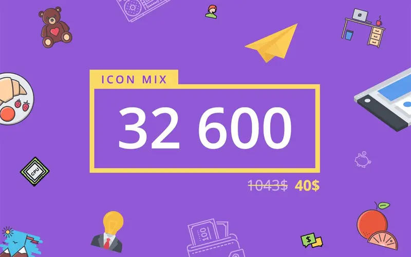 32000 icons pack feature image