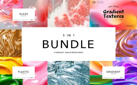 400 modern backgrounds bundle feature image