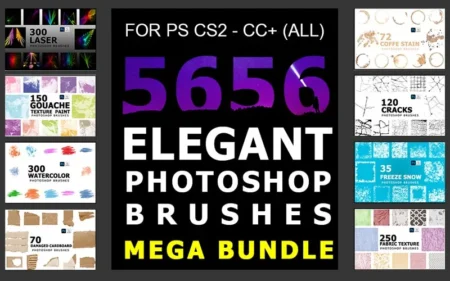 Adobe Photoshop Brushes Mega Bundle Feature