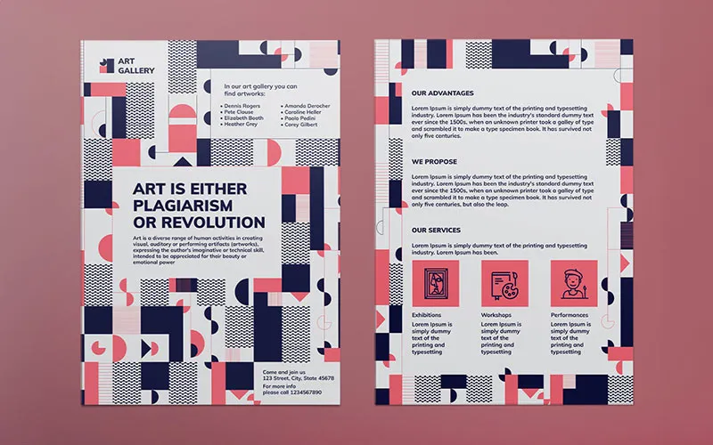 event design template, party invitation flyer