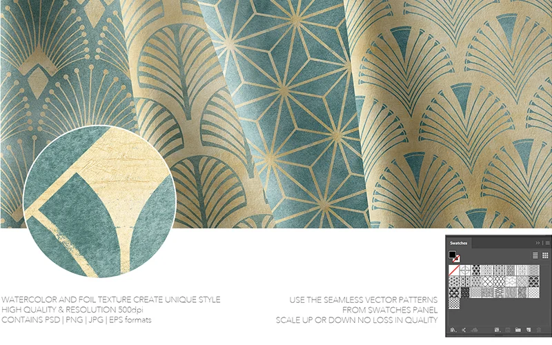 seamless patterns as a paper