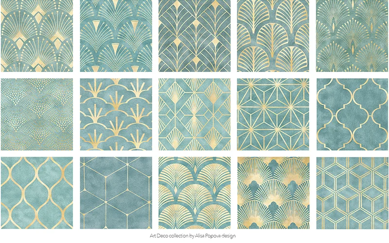 A collage of the previews of the designs included in this bundle