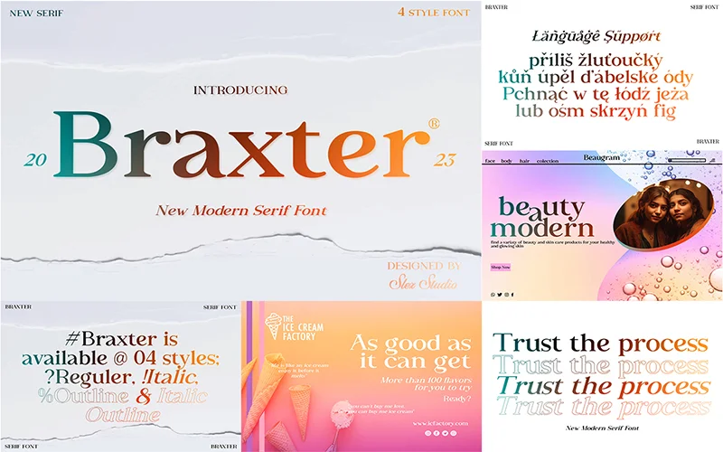 Braxter Serif Font