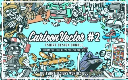 Cartoon t-shirt designs feature image