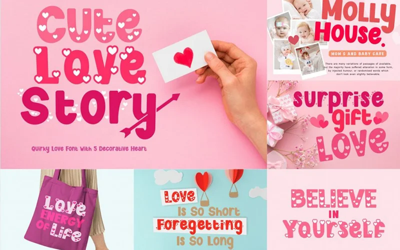 Love Fairy Font, Lovely Couple Font