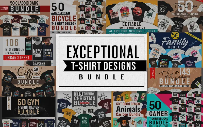 Exceptional tshirt design feature image