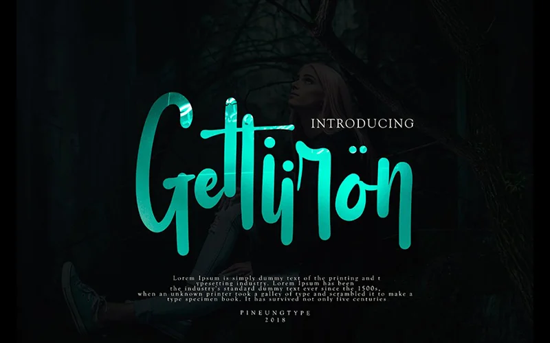 A preview of Gettiron script included in the bundle.