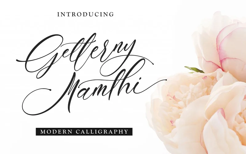Gettermny font, ready handwritten font