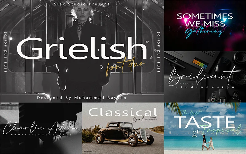 Grielish Handwritten Sans Script Fonts