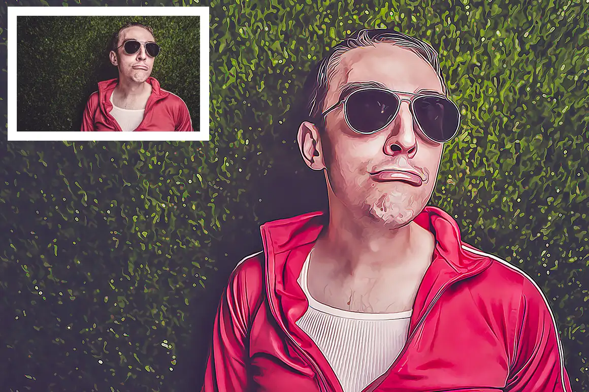 oil painting photoshop action