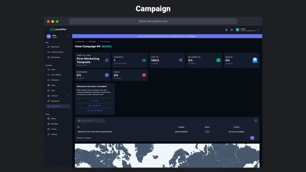 Lancepilot WhatsApp CRM and Marketing Tool, software for whatsapp marketing