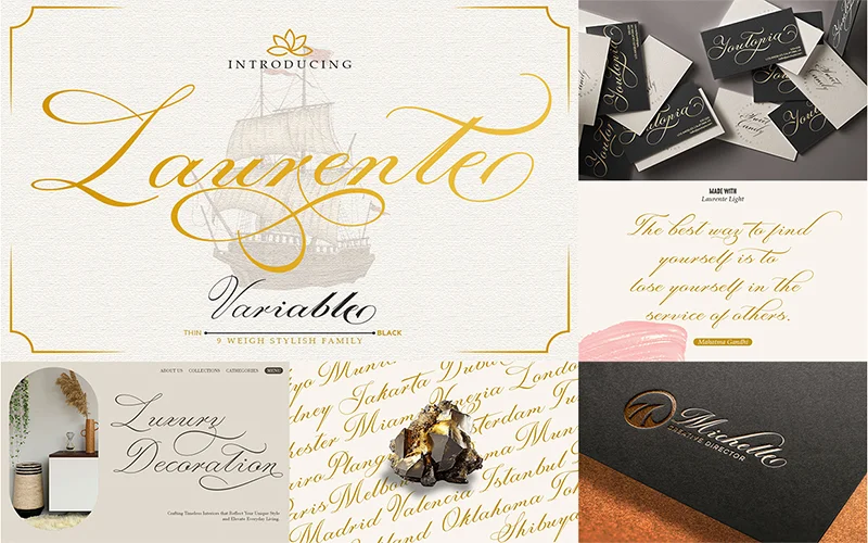 Laurente Handwritten Script Fonts