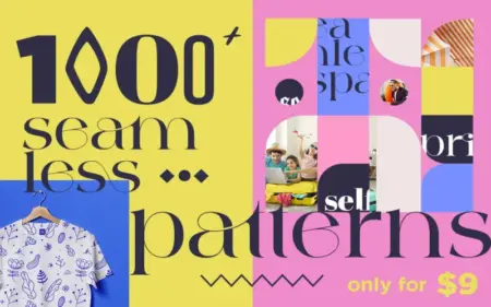1030 seamless patterns bundle feature image