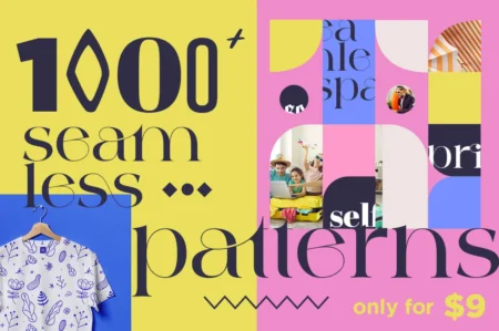 1030 seamless patterns bundle feature image