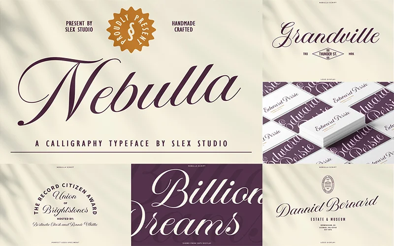 Nebulla Script Font