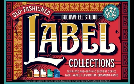 Old Fashioned Label Collection