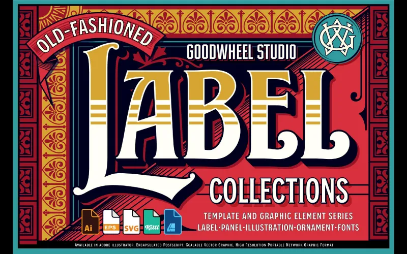 Old Fashioned Label Collection