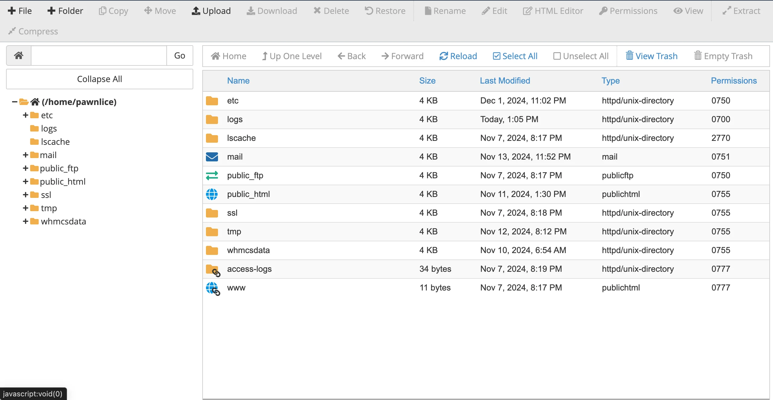 PawnHoster - Fast website hosting File Manager Feature