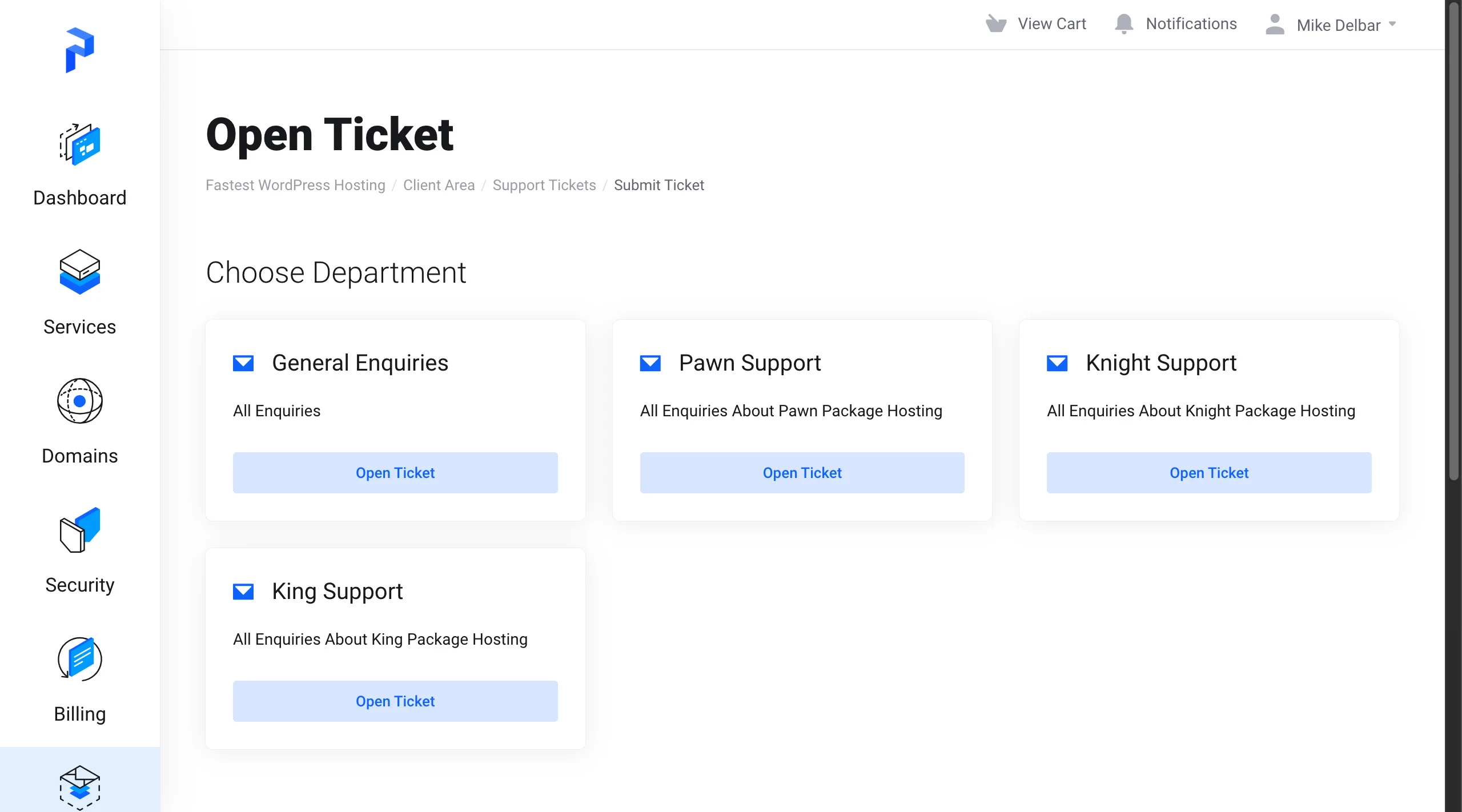 PawnHoster Support Department Feature