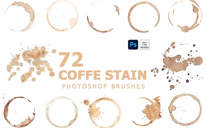 Coffee Stain PS Brushes