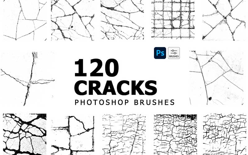 Cracks Photoshop brushes