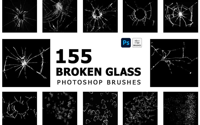 Broken Glass PS Brushes