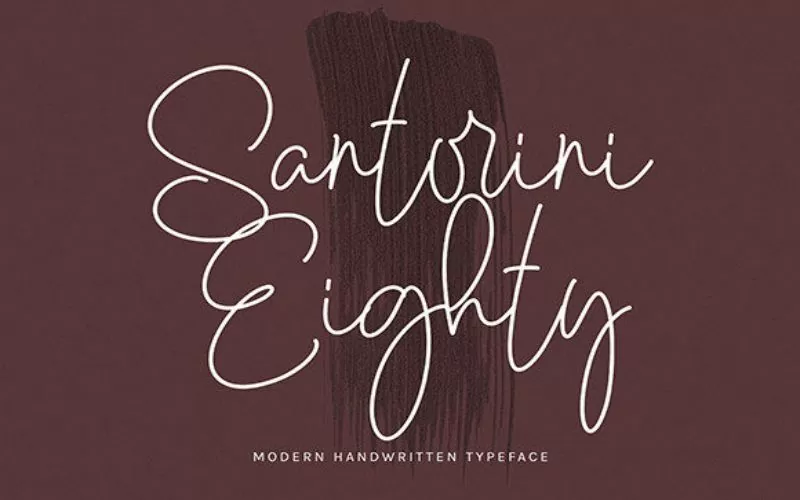 Santorini-Eighty-Font