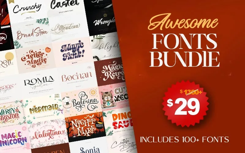 awesome fonts bundle feature