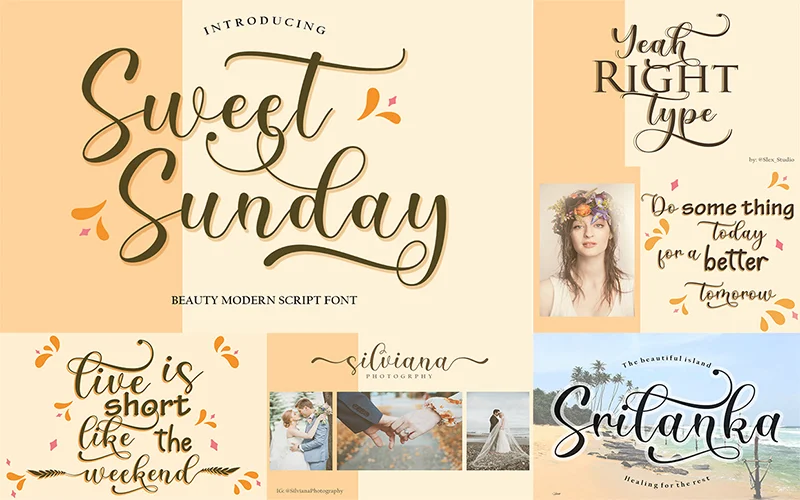 Sweet Sunday Handwritten Script Fonts