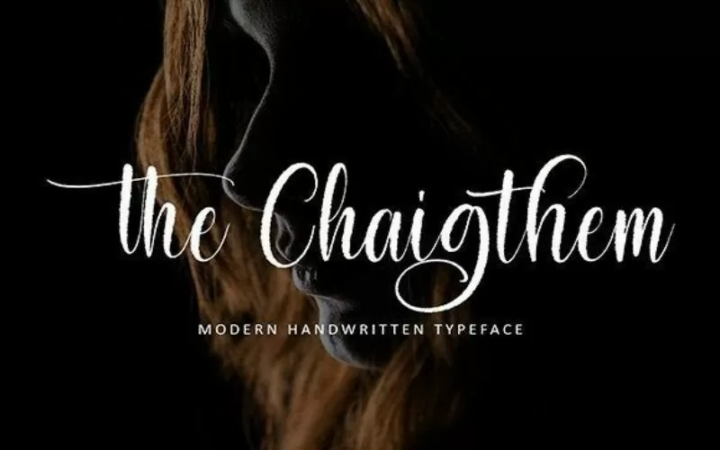 The-Chaigthem-Font, script font bundle