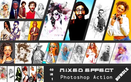 Top Photoshop Action Bundle feature
