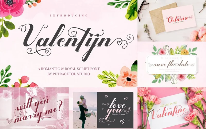 Lovely Couple Font, Love Fairy Font, Valentijne-Font