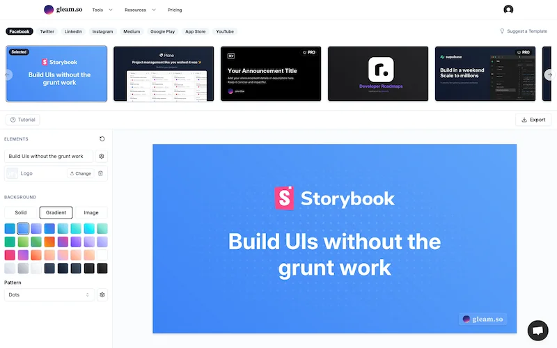 Gleam- OG Image Generator Feature Image