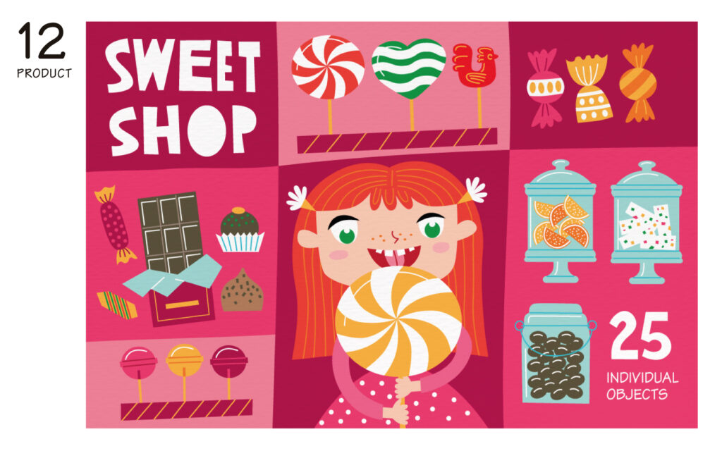 Sweet Shop Individual Objects