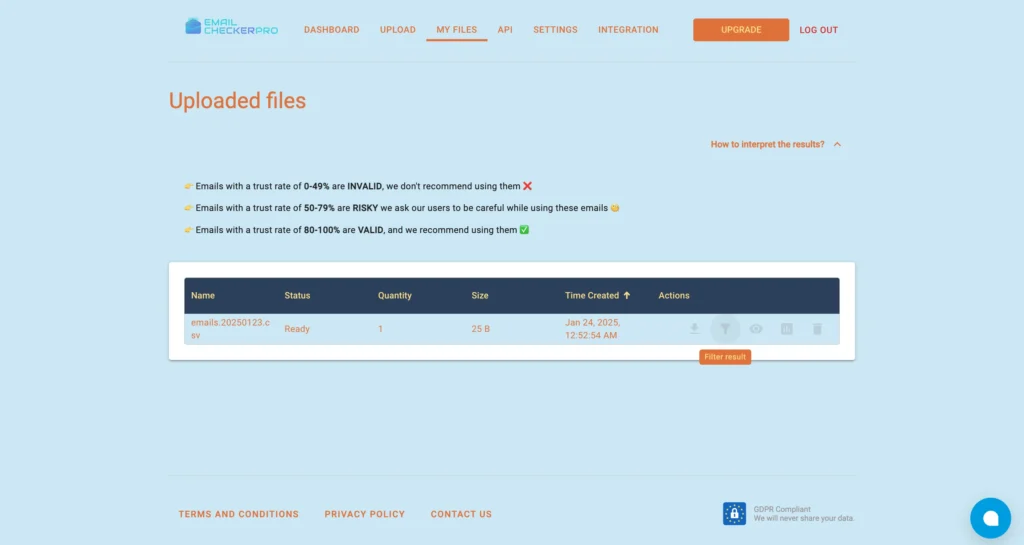My Files Preview