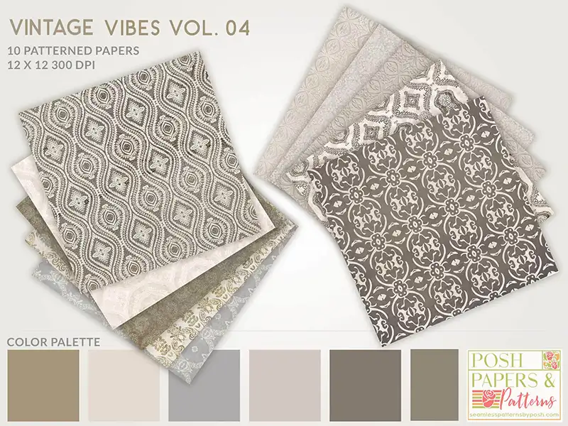 Seamless pattern images, vintage pattern images