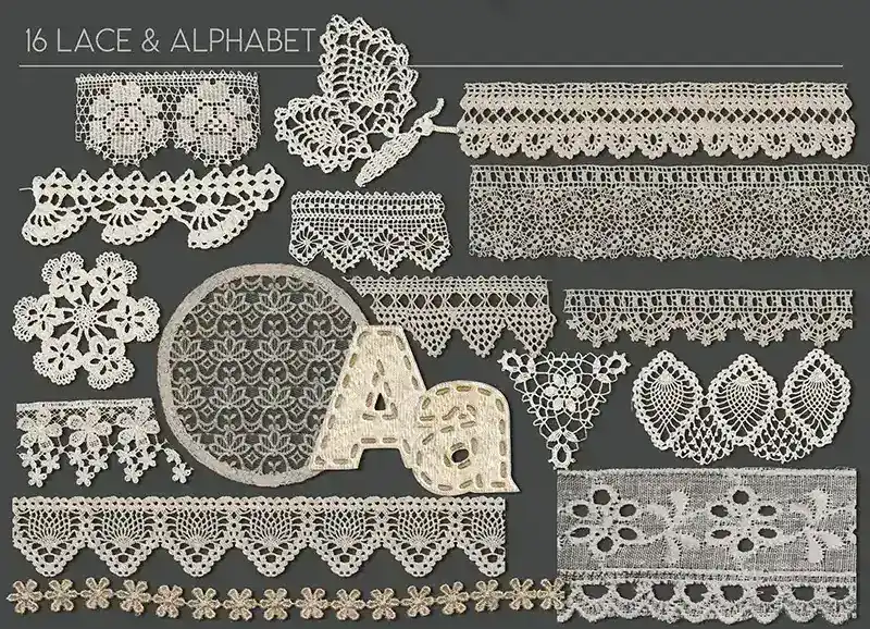 Stitched Alphabet Images