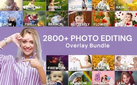 2800+ Photo Editing Overlay Bundle Banner