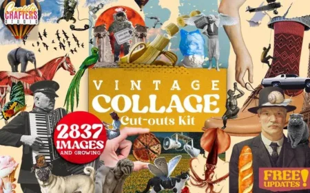 Vintage Collage Cutouts Bundle