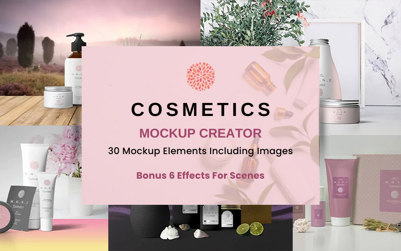 30 Cosmetics Mockups & Effects Bundle Feature Image