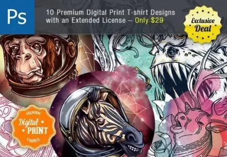 Super Premium T-Shirt Print Designs Bundle Feature Image